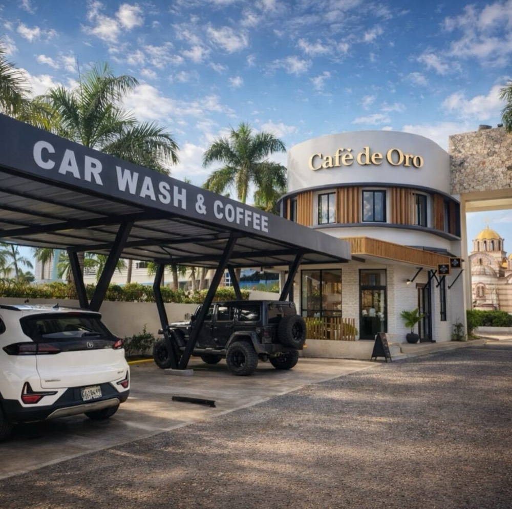 Café de Oro & Car Wash — Turismo y Entretenimiento en Bávaro